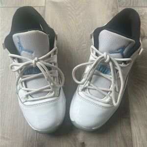 Boys Jordan 11 Retro Low All White Sneakers